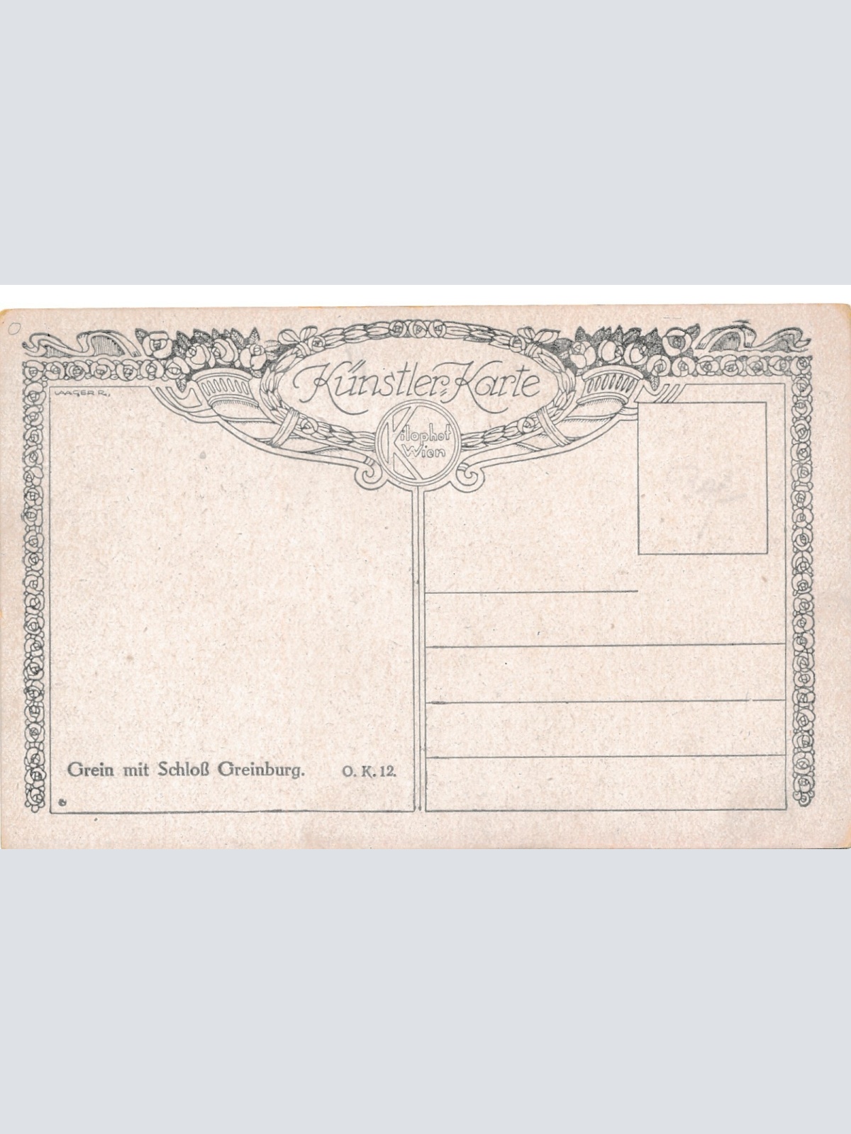 AK, Grein mit Schloss Greinburg, Oberösterreich (S2072)