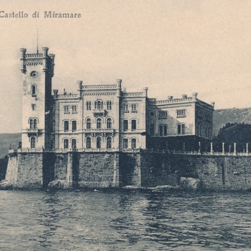 AK aus Trieste mit Castello di Miramare Italien (7740)