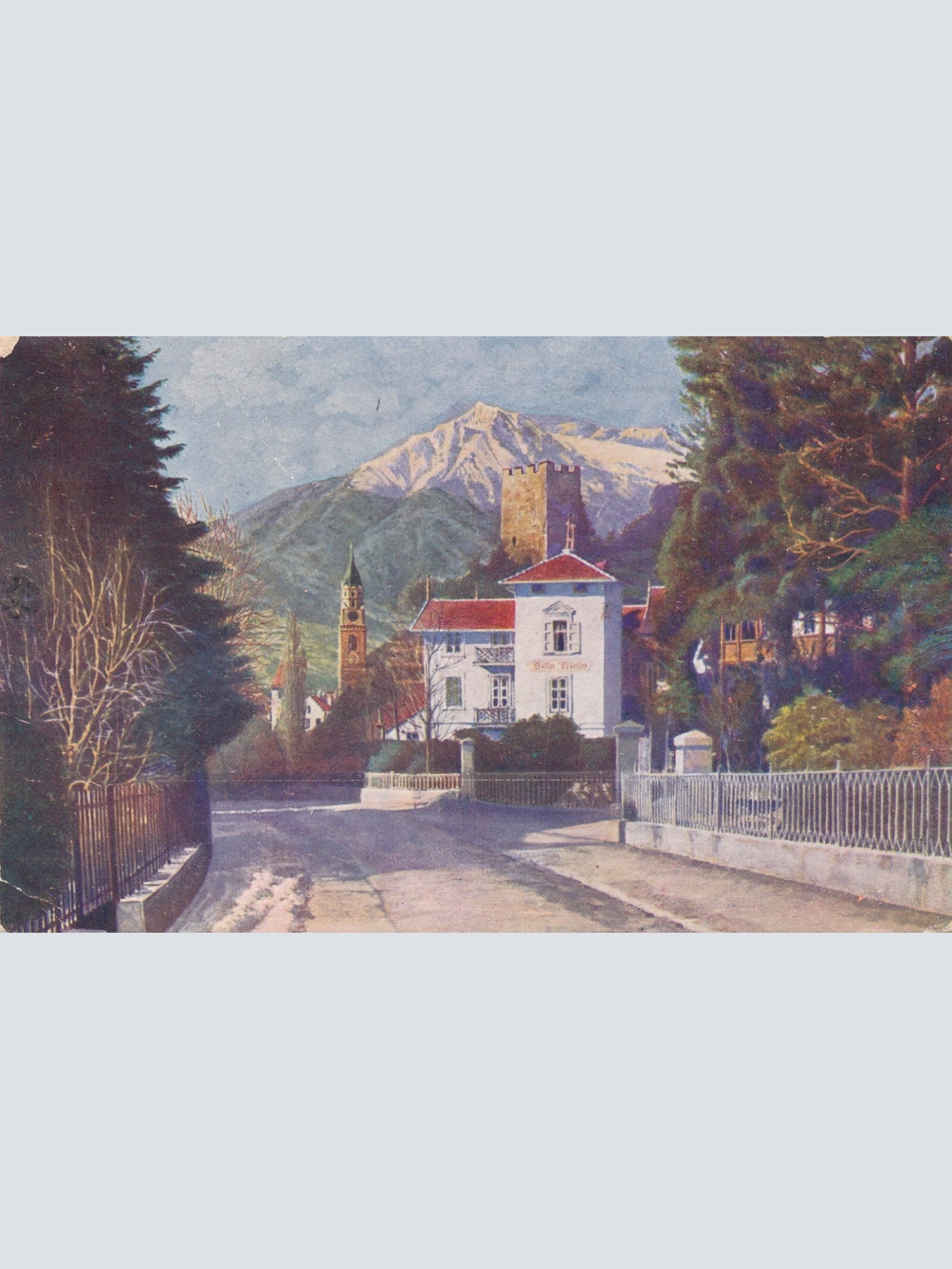 AK aus Merano Strada per Maia Alta e Cima Telles Italien (7746)