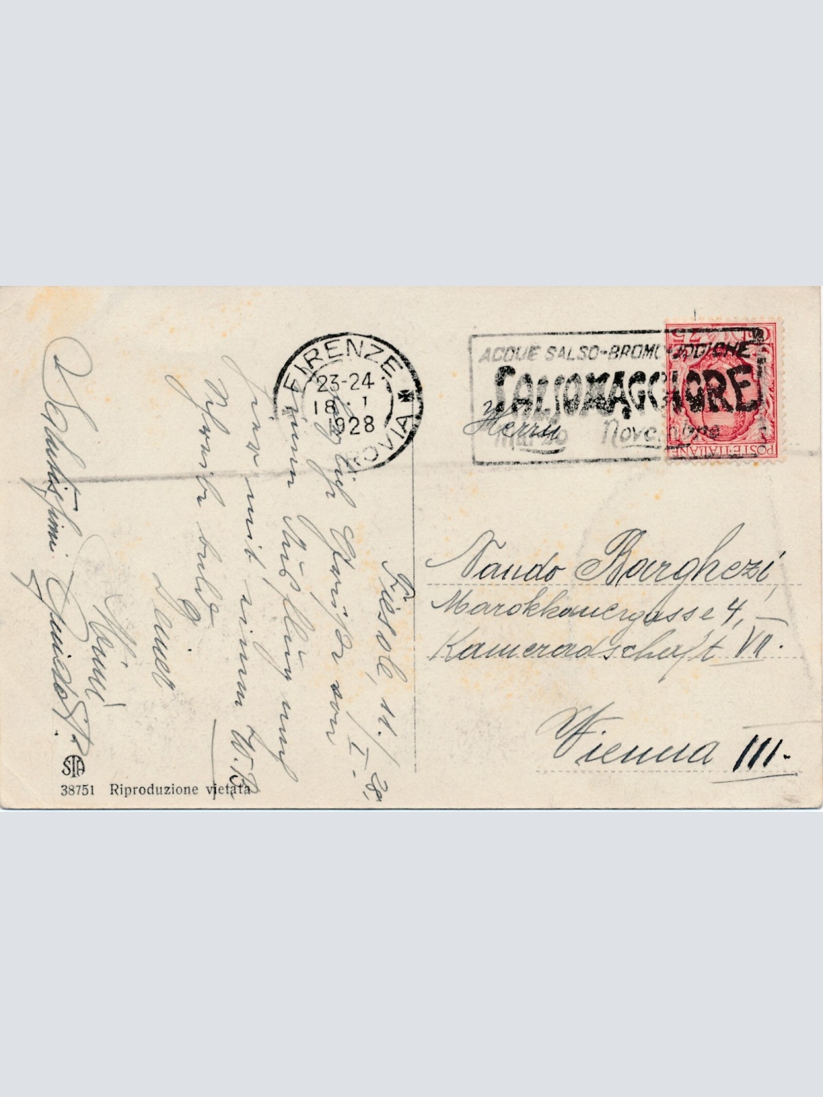 AK aus Fiesole Italien (7732)