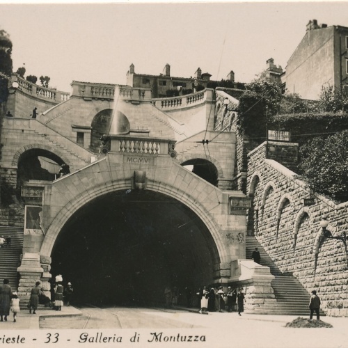 AK aus Trieste Galleria di Montuzza Italien (7734)