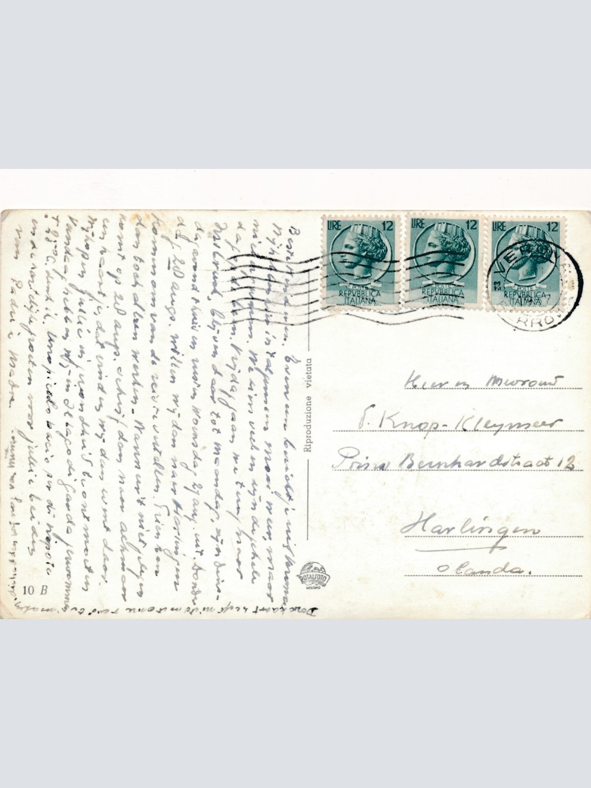 AK aus Sanremo Vecchia Mehrbildkarte Italien (7755)