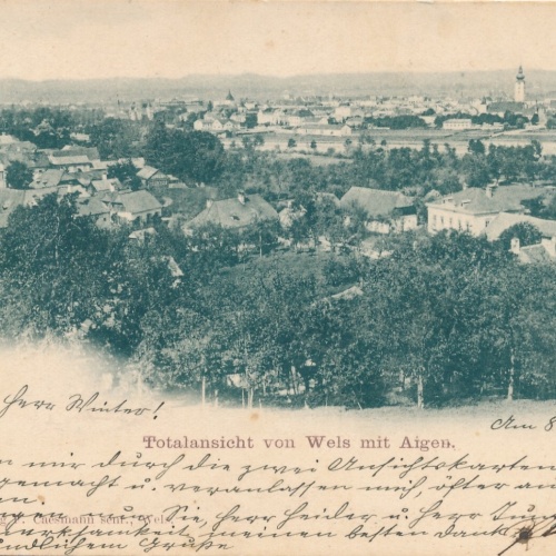 AK aus Wels mit Aigen Oberösterreich (7930)