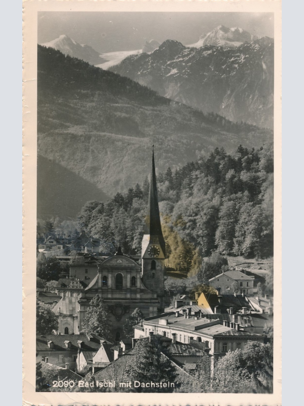 AK aus Bad Ischl mit Dachstein Oberösterreich (7614)