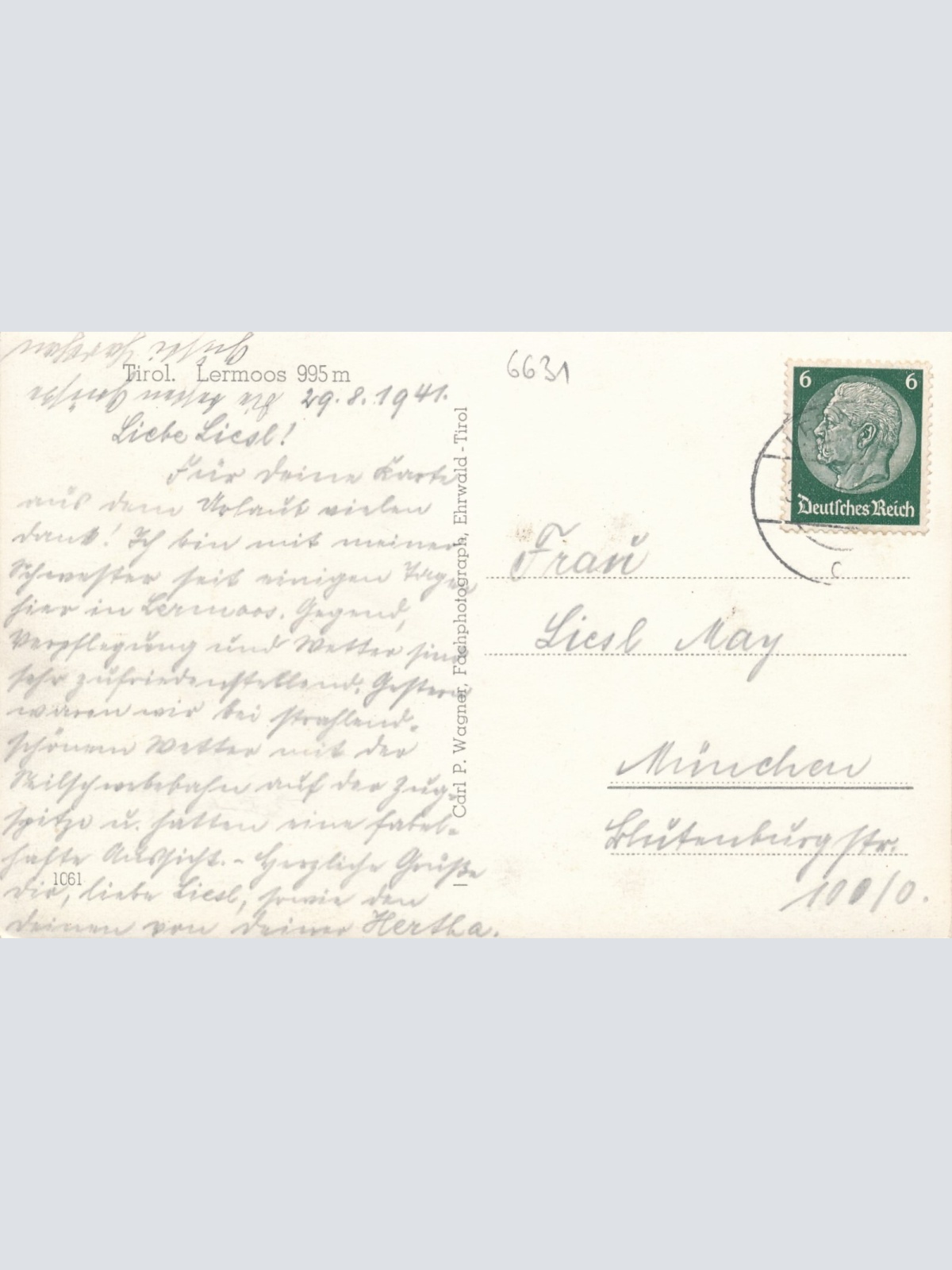 AK aus Lermoos Tirol (7965)