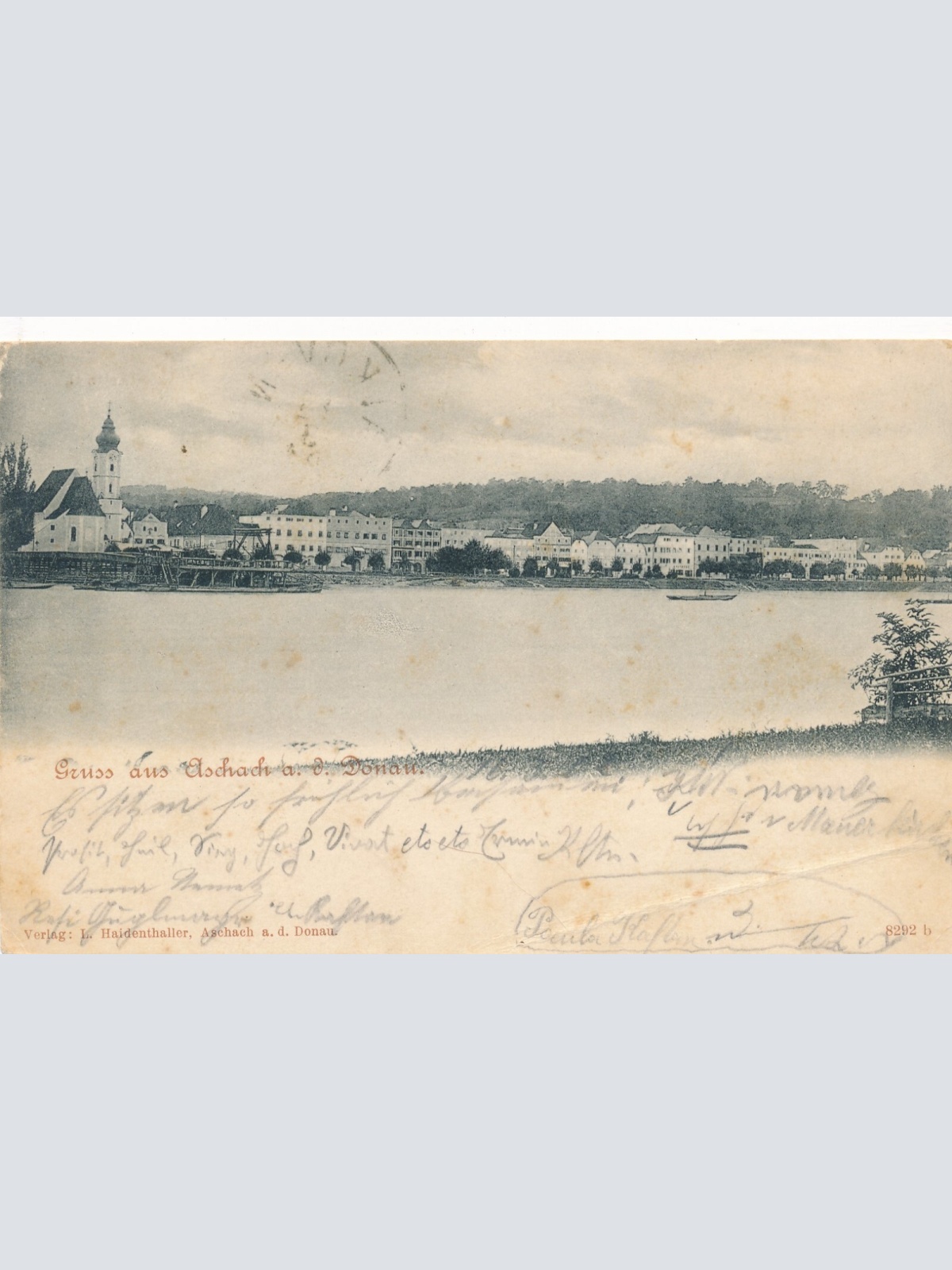 AK gruss aus Aschach an der Donau Oberösterreich (7946)