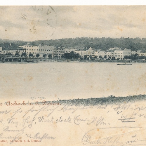 AK gruss aus Aschach an der Donau Oberösterreich (7946)