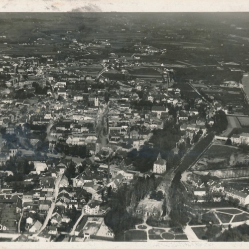 AK aus Wels Fliegeraufnahme 135 Oberösterreich (7602)