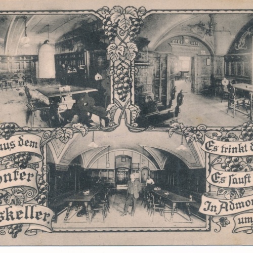 AK gruss aus dem Admont Stiftskeller Steiermark (7528)