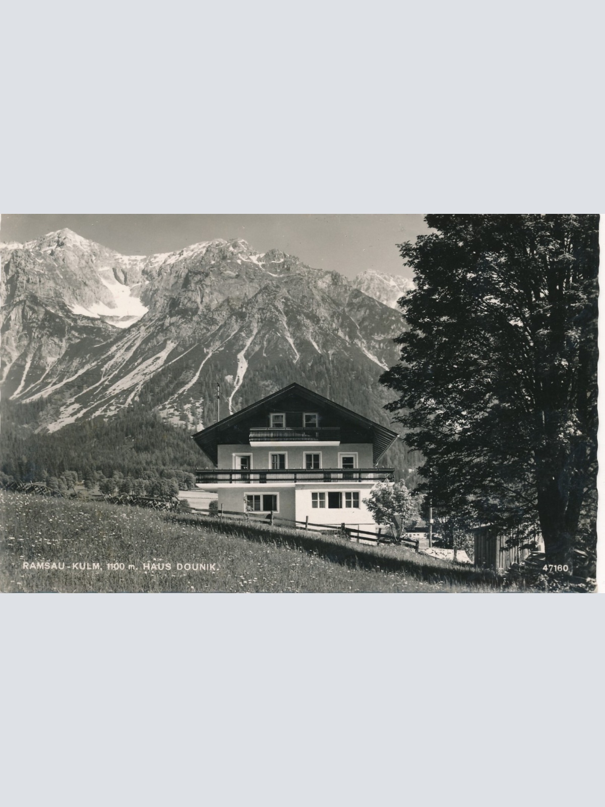 AK aus Ramsau - Kulm mit Haus Dounik Steiermark (7521)