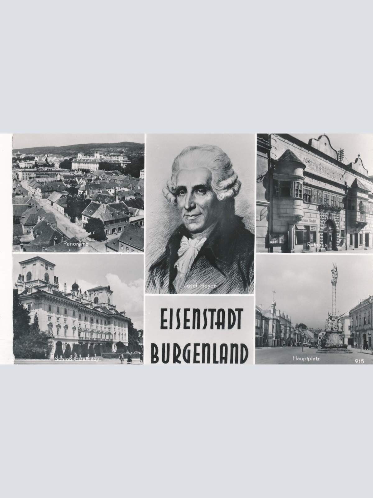 AK aus Eisenstadt Mehrbildkarte Brugenland (7510)