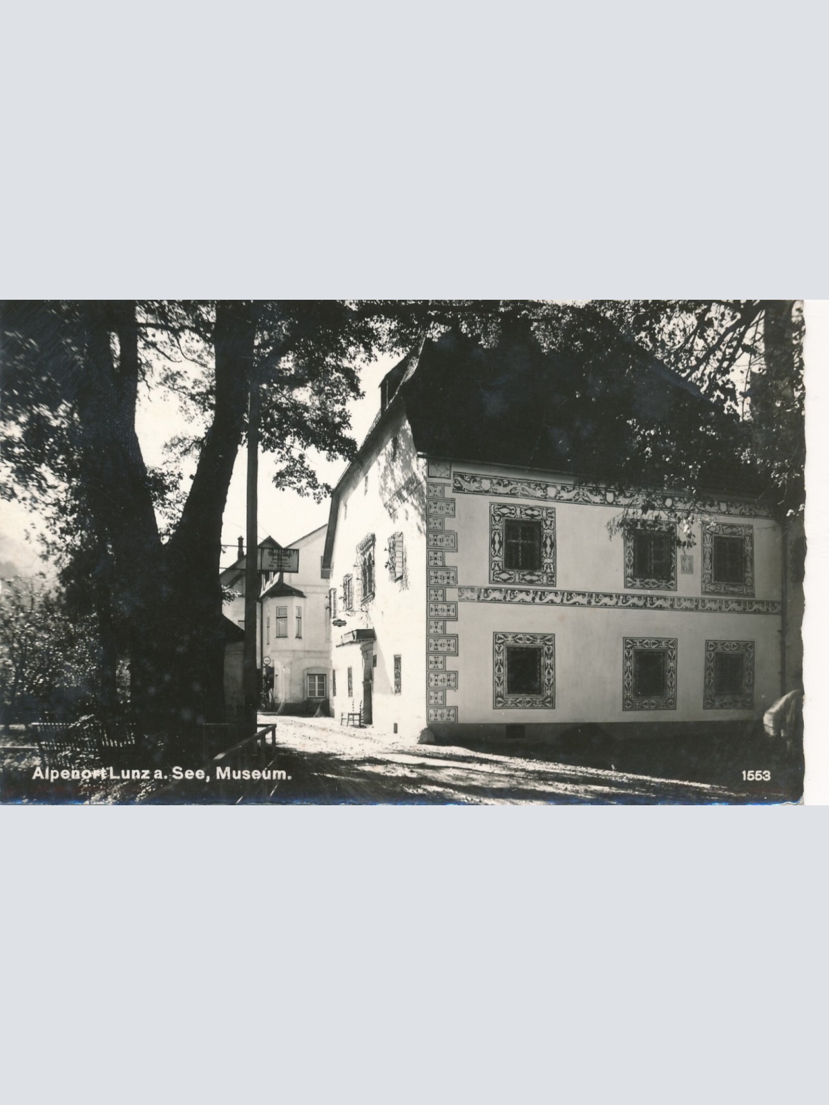 AK aus Lunz am See mit Museum Niederösterreich (7851)