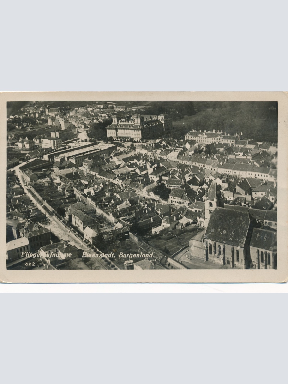 AK aus Eisenstadt Fliegeraufnahme Mehrbildkarte Brugenland (7512)