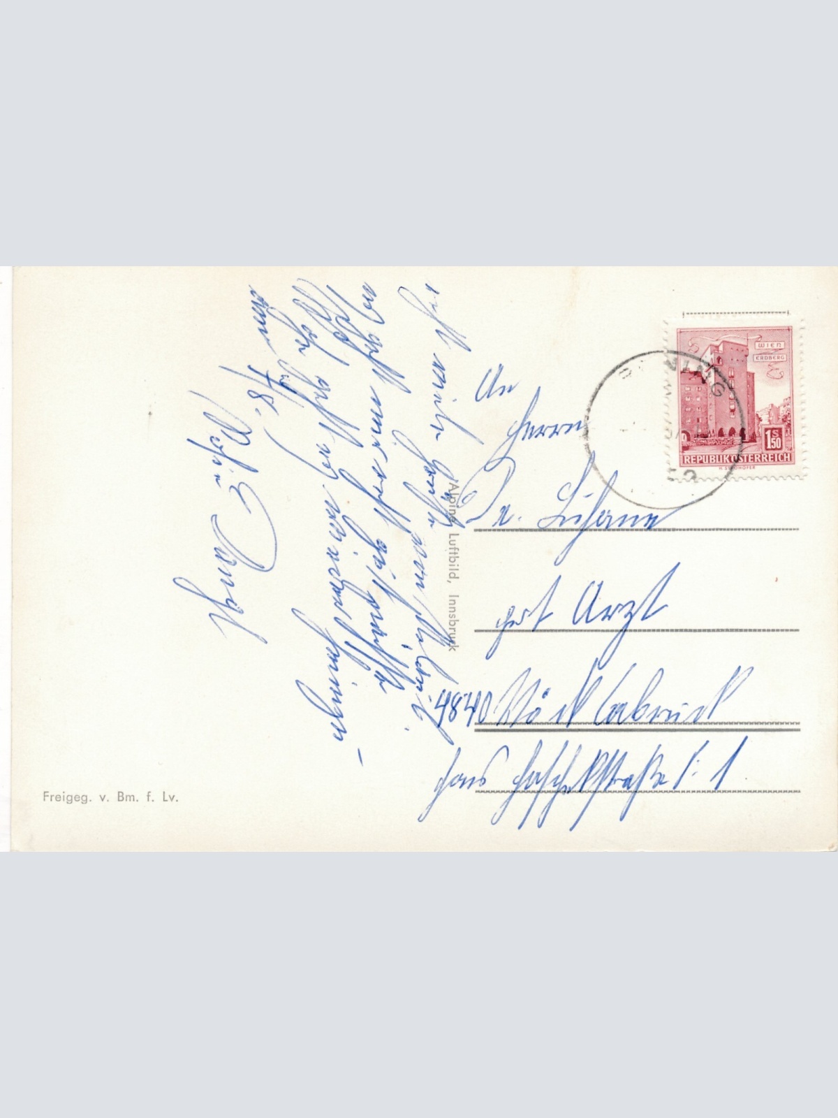 AK vom Schloß Trautenfels Jugendherberge Brugenland (7517)