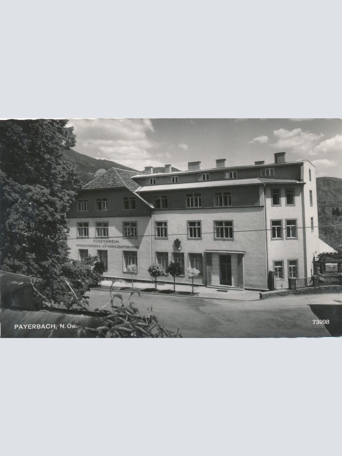 AK aus Payerbach mit Jugendheim Niederösterreich (7871)