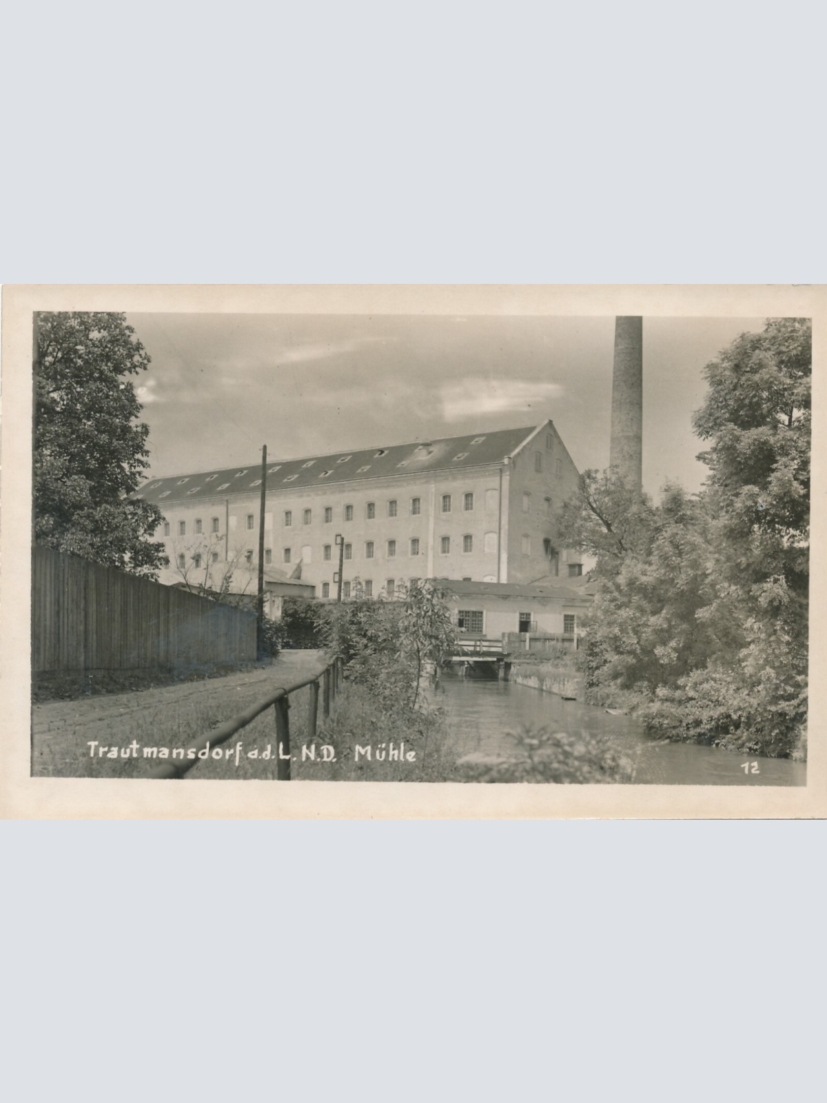 AK aus Trautmannsdorf mit Mühle Niederösterreich (7885)