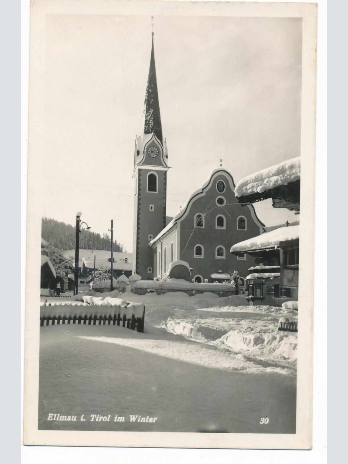 AK aus Ellmau im Winter Tirol (7895)