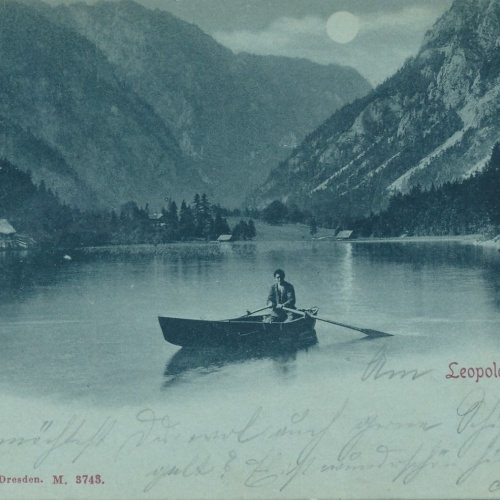 Mondschein - Karte vom Leopoldsteiner See Steiermark (8058)