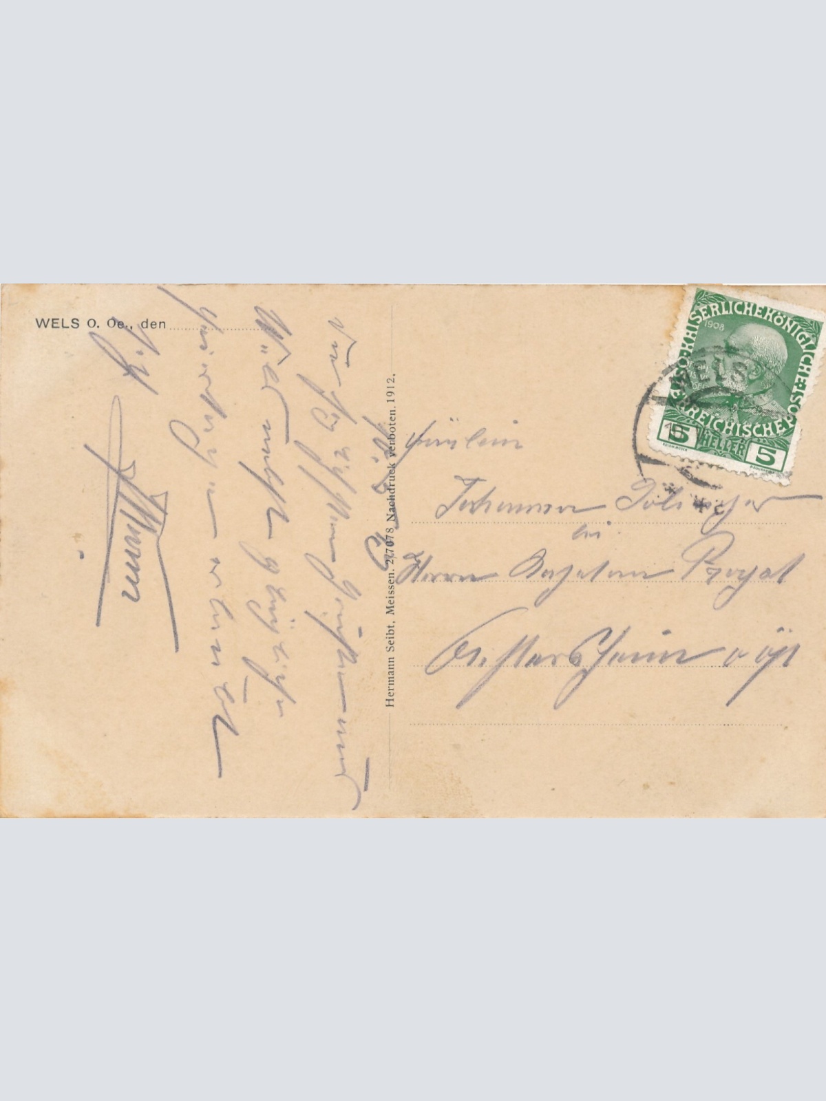 AK aus Wels Marienwarte Oberösterreich (7992)