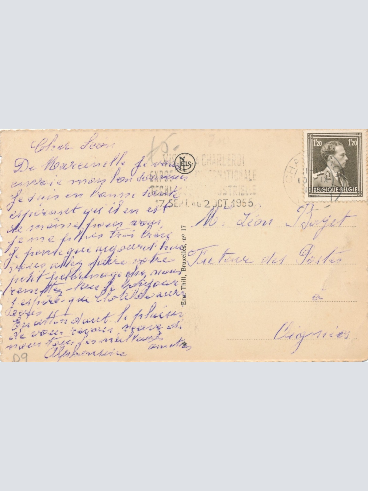 AK Souvenir du Pays Noir Belgien (6529)