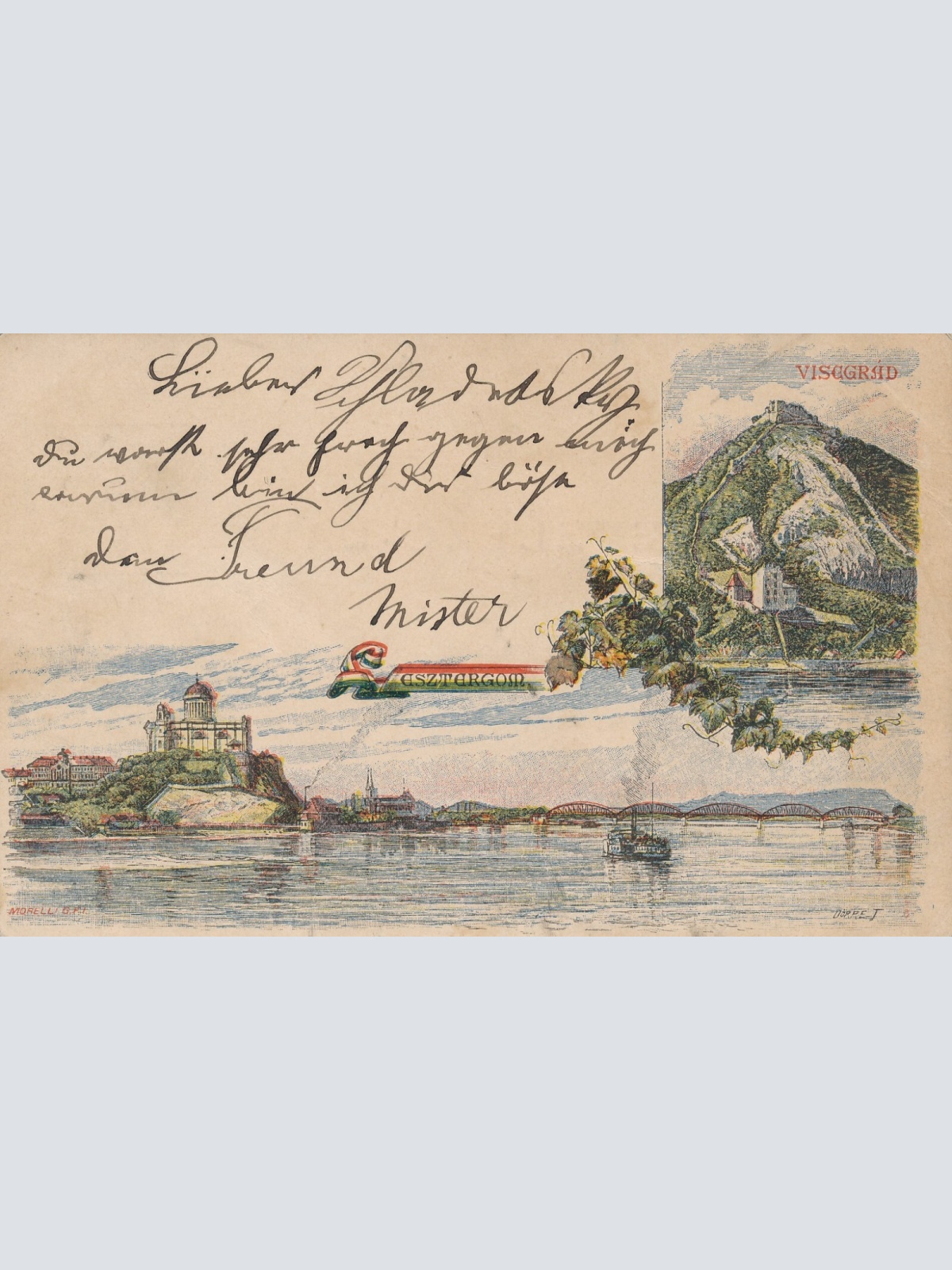 Ganzsachen - Litho - Karte aus Viscgrsid Ungarn (6515)