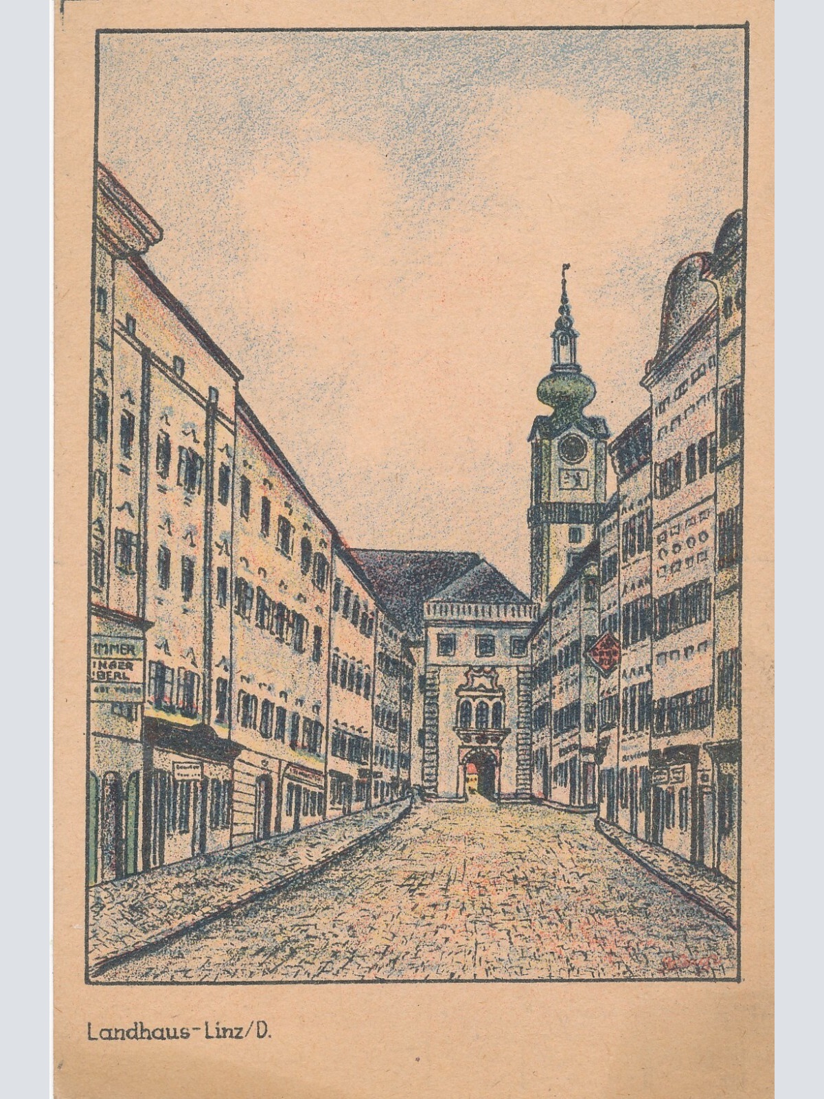 AK aus Landhaus Linz Oberösterreich Ansichtskarte (8207)