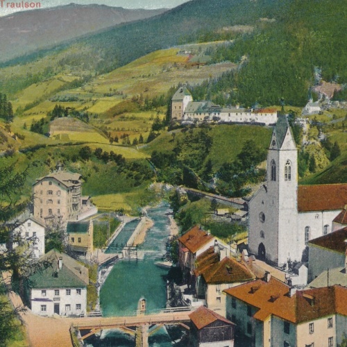 AK aus Matrei am Brenner mit Schloß Trautson Tirol (6545)