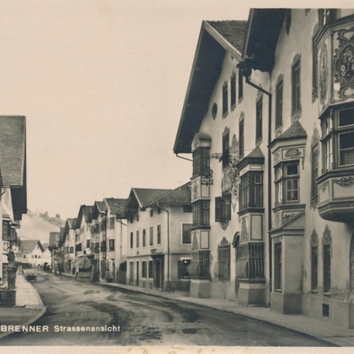 AK aus Matrei am Brenner Strassenansicht Tirol (6543)