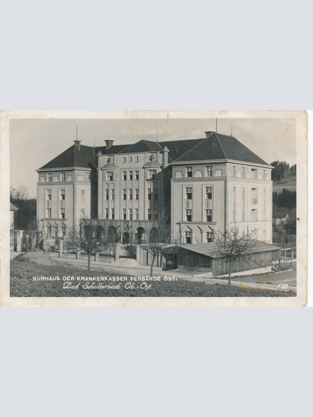 AK aus Bad Schallerbach Kurhaus der Krankenkassen Verbände Ansichtskarte (8232)