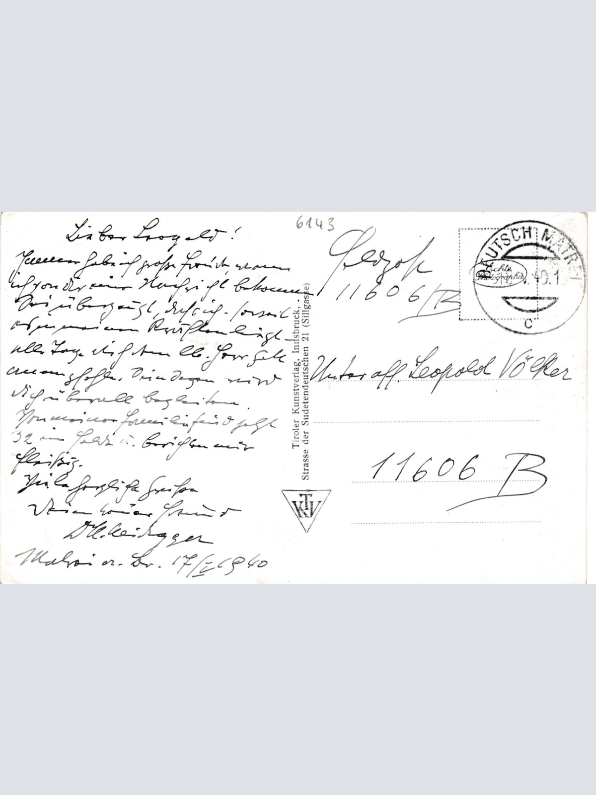 AK aus Matrei am Brenner mit Pension Kraft Tirol (6540)