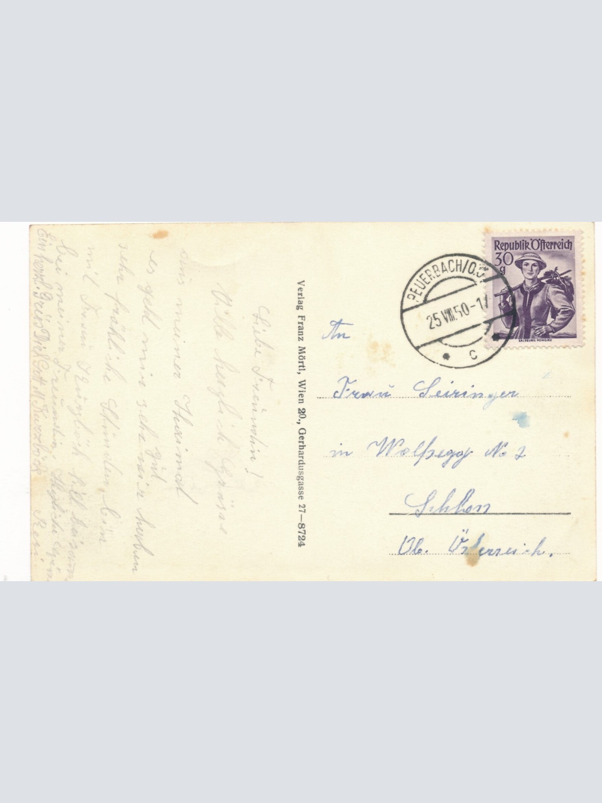 AK aus Peuerbach Oberösterreich Ansichtskarte (8228)