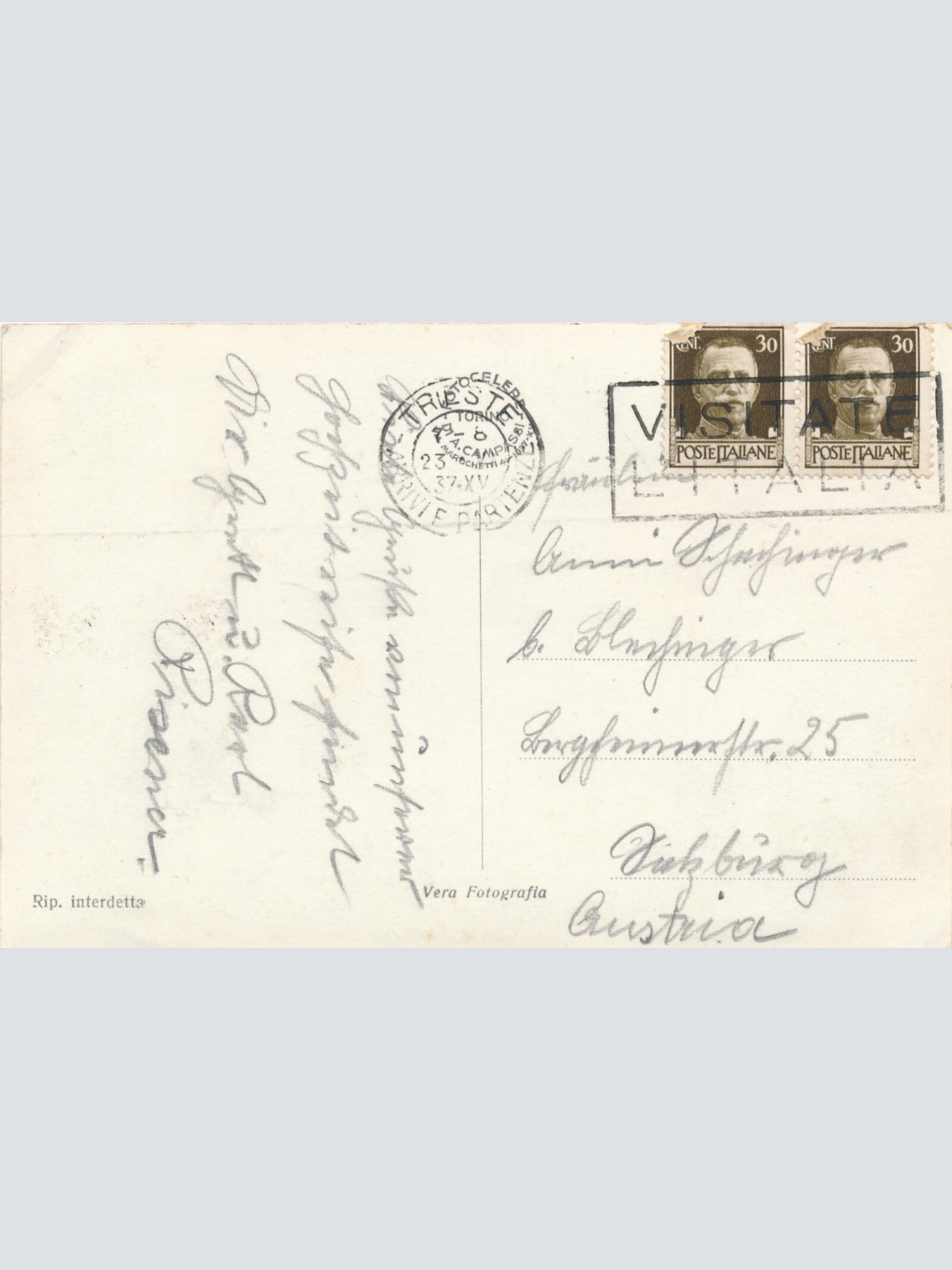 AK aus Trieste Molo Audace Ansichtskarte Italien (8150)