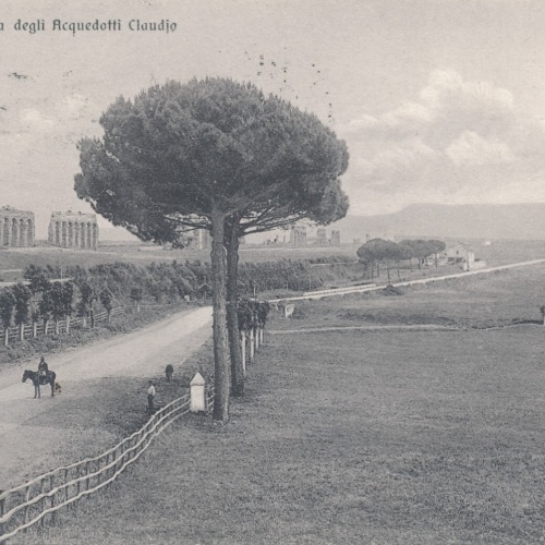 AK aus Roma - Rom Acquedotti Claudio Italien Ansichtskarte (8158)