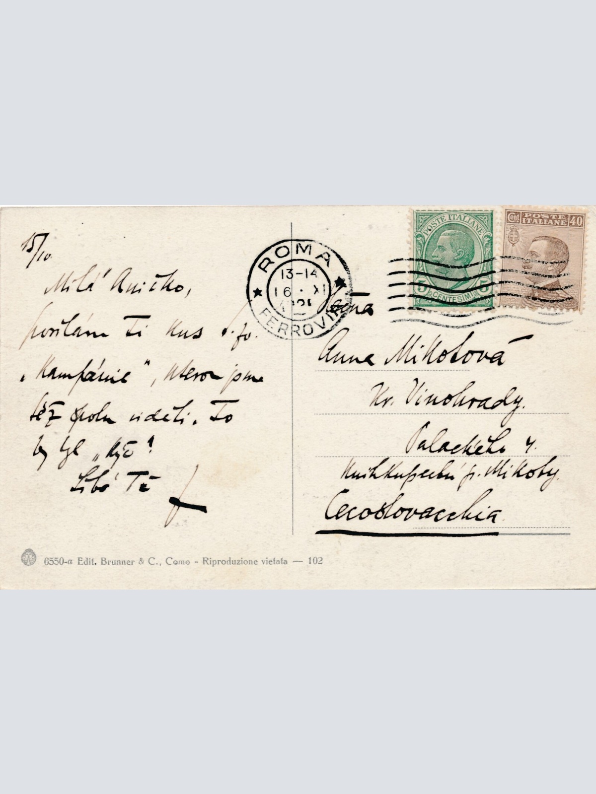 AK aus Roma - Rom Acquedotti Claudio Italien Ansichtskarte (8158)