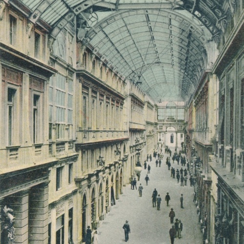 AK aus Genova Galleria Mazzini Ansichtskarte Italien (8141)