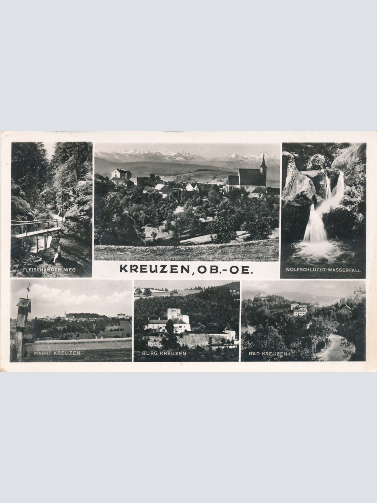 AK aus Kreuzen Mehrbildkarte Oberösterreich (8168)