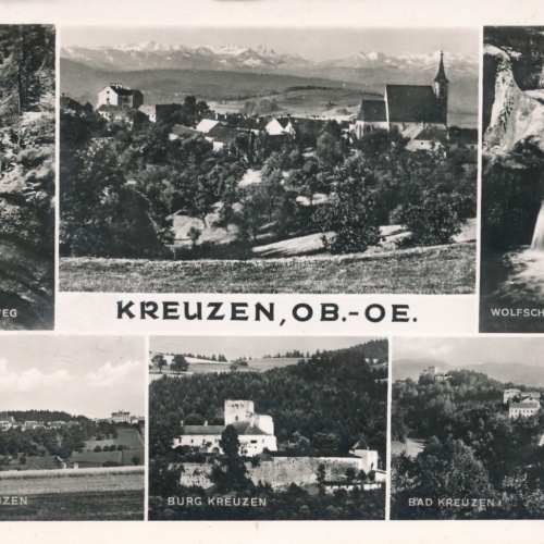 AK aus Kreuzen Mehrbildkarte Oberösterreich (8168)