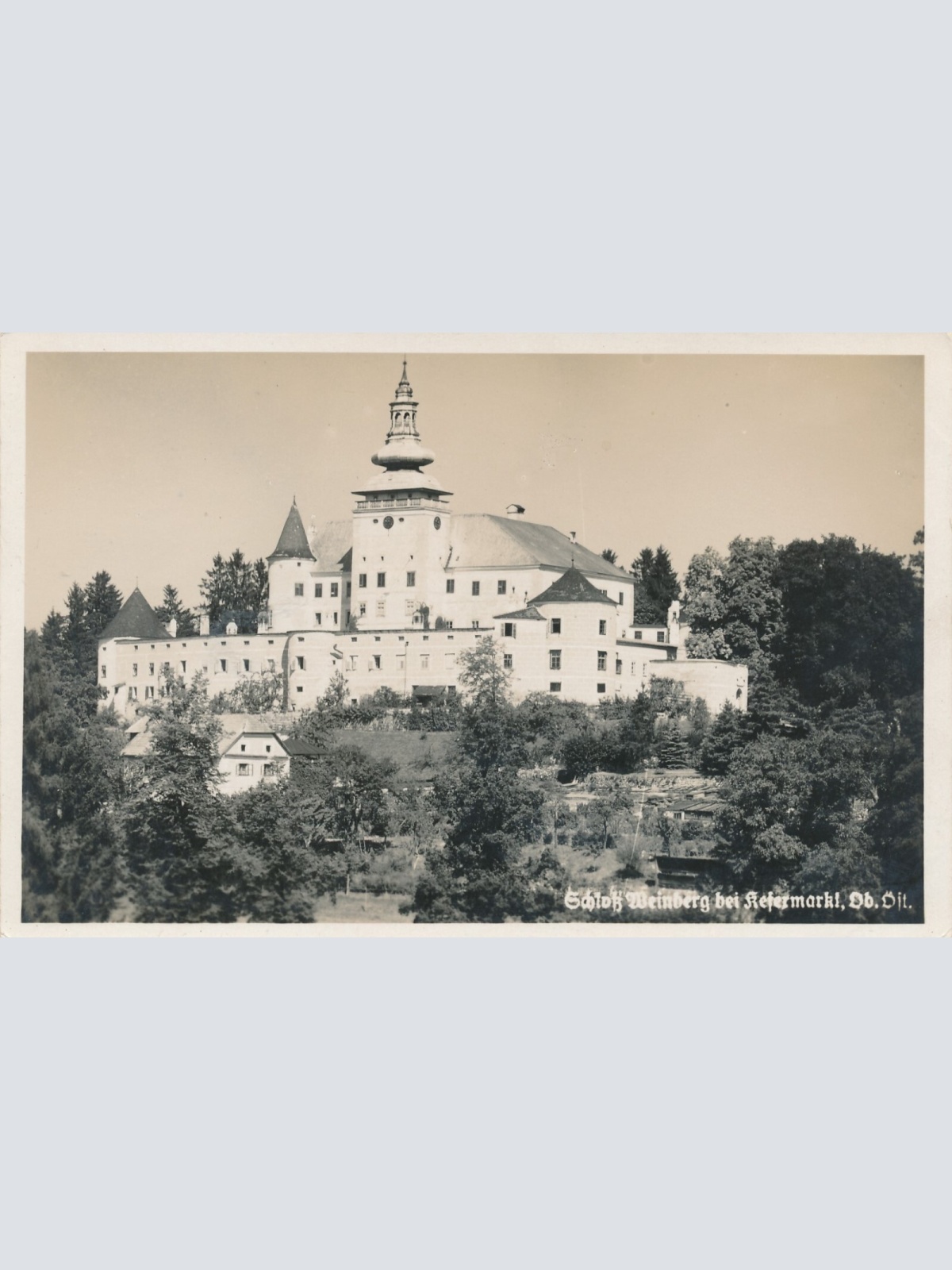 AK aus Kefermarkt mit Schloß Weinberg Oberösterreich Ansichtskarte (8173)