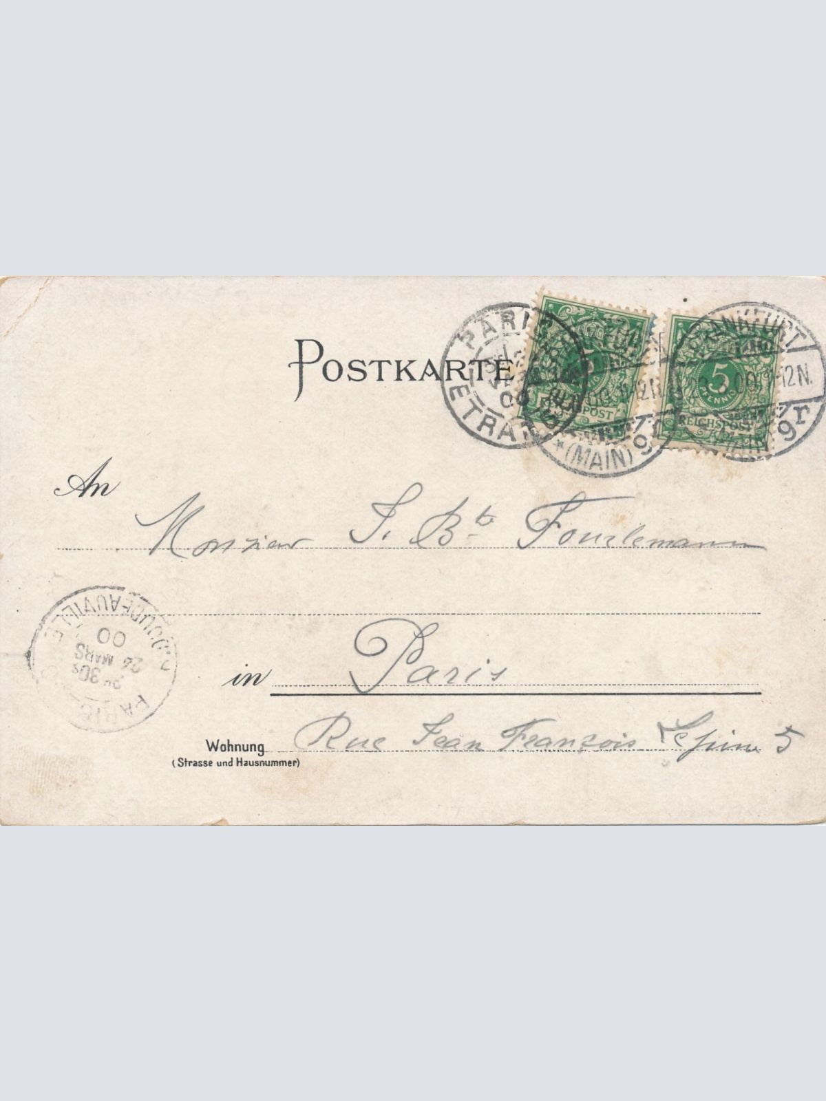 Litho - Karte gruss aus Wiesbaden Hessen (6623)