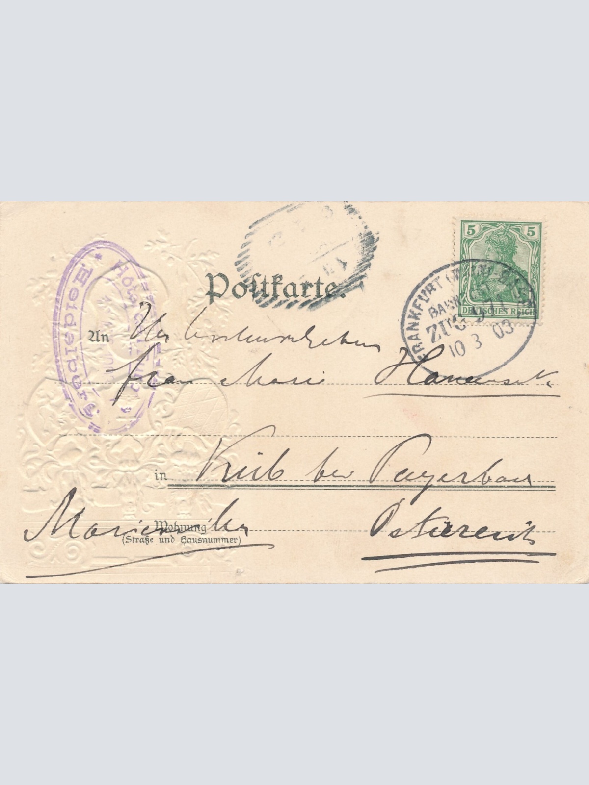 Litho - Präge - Karte gruss aus Heidelberg Baden - Württemberg (6617)