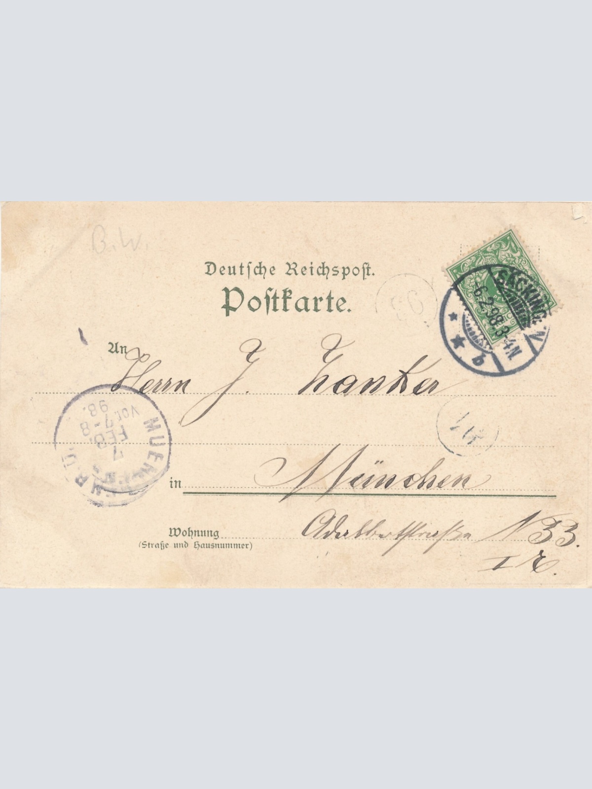 Litho - Karte gruss aus Säckingen Baden - Württemberg (6619)