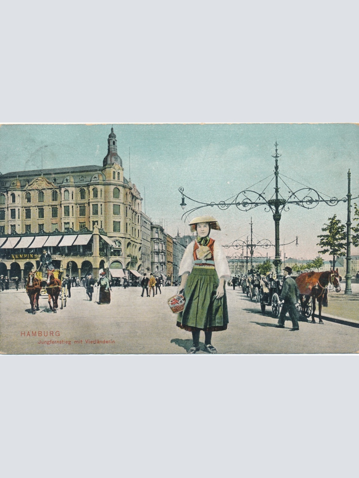 AK aus Hamburg Jungfernstieg Ansichtskarte (8264)