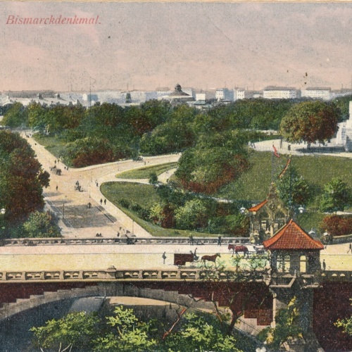 AK aus Hamburg mit Bismarckdenkmal Ansichtskarte (8261)