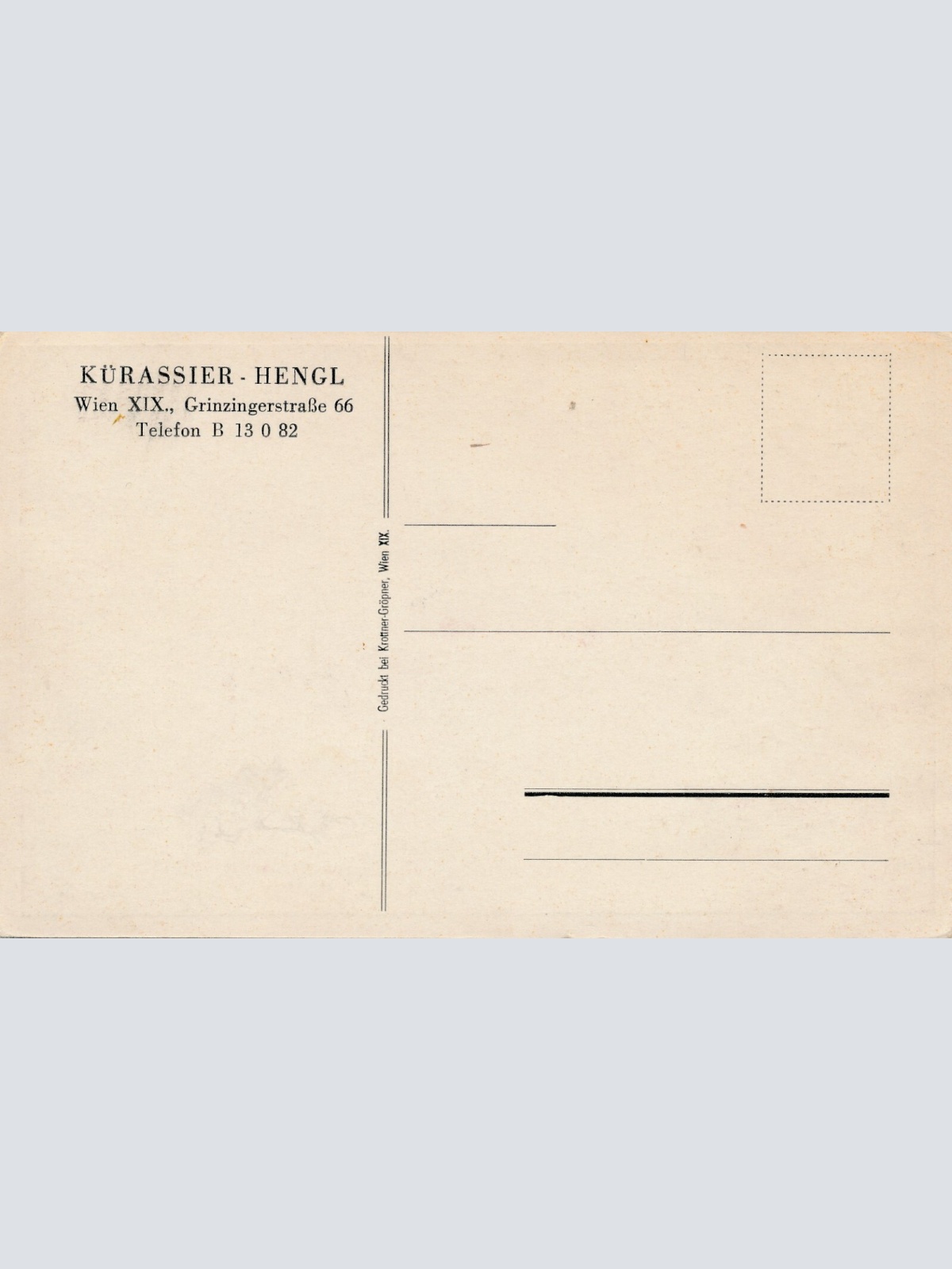 AK aus Wien Kürassier Hengl Wien Ansichtskarte (8250)