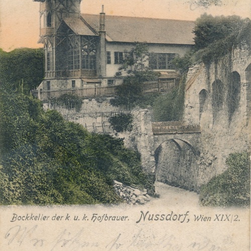 AK aus Nussdorf mit Bockkeller Wien Ansichtskarte (8252)