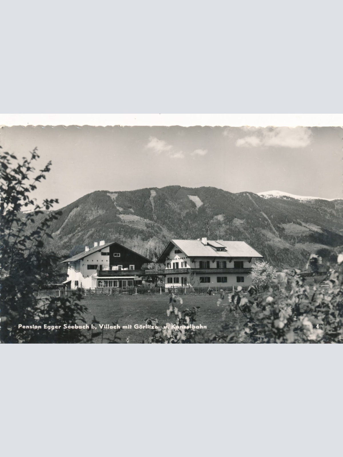 AK aus Seebach mit Pension Egger Kärnten Ansichtskarte (8293)