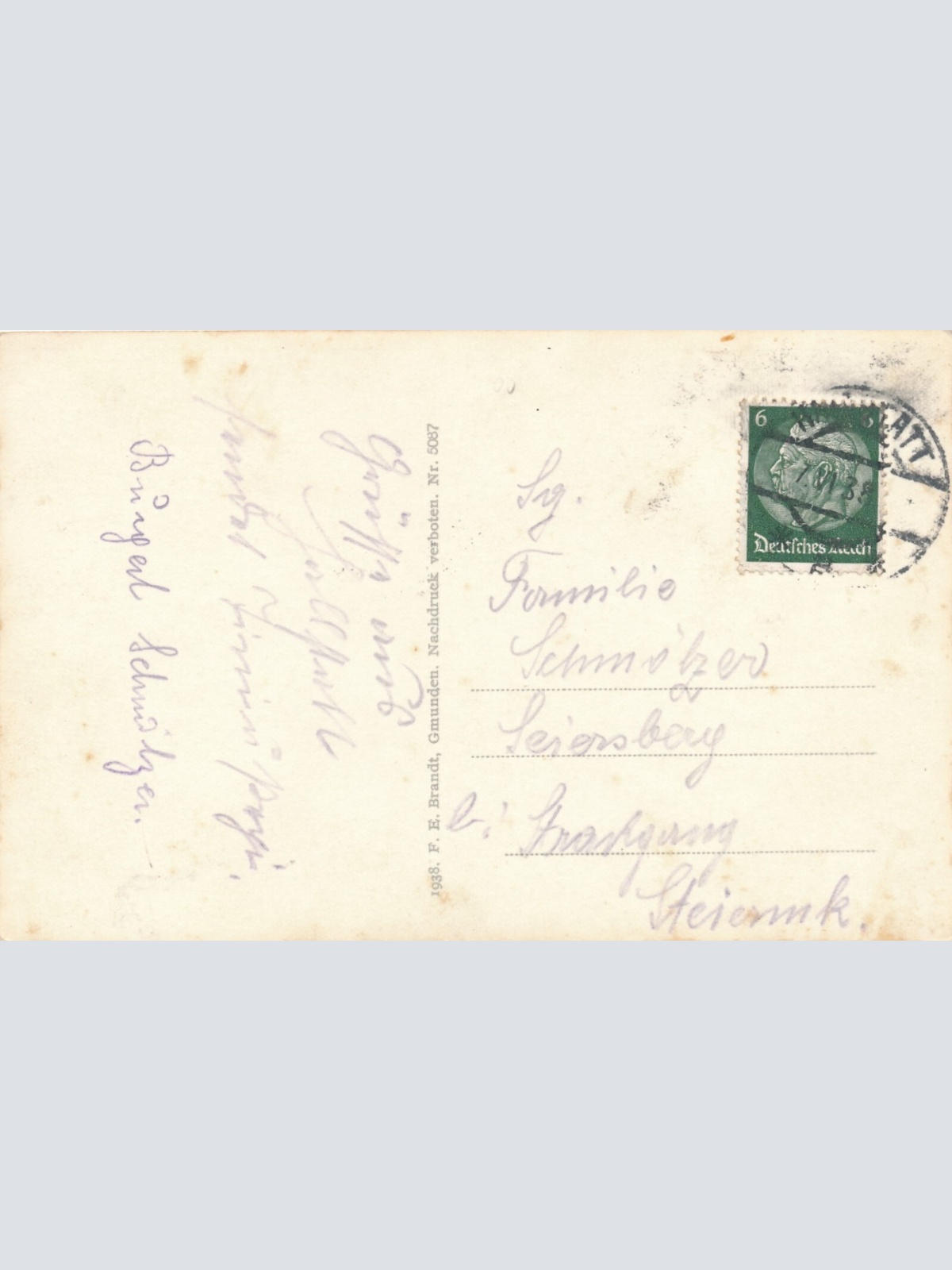 AK aus Hallstatt mit Dampfer Oberösterreich Ansichtskarte (8276)