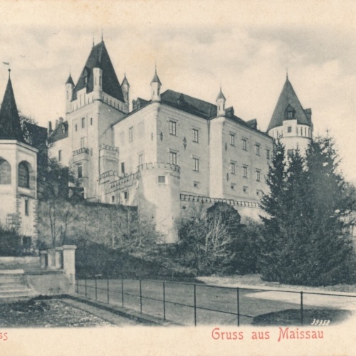 AK aus Maissau mit SChloss Niederösterreich Ansichtskarte (8098)