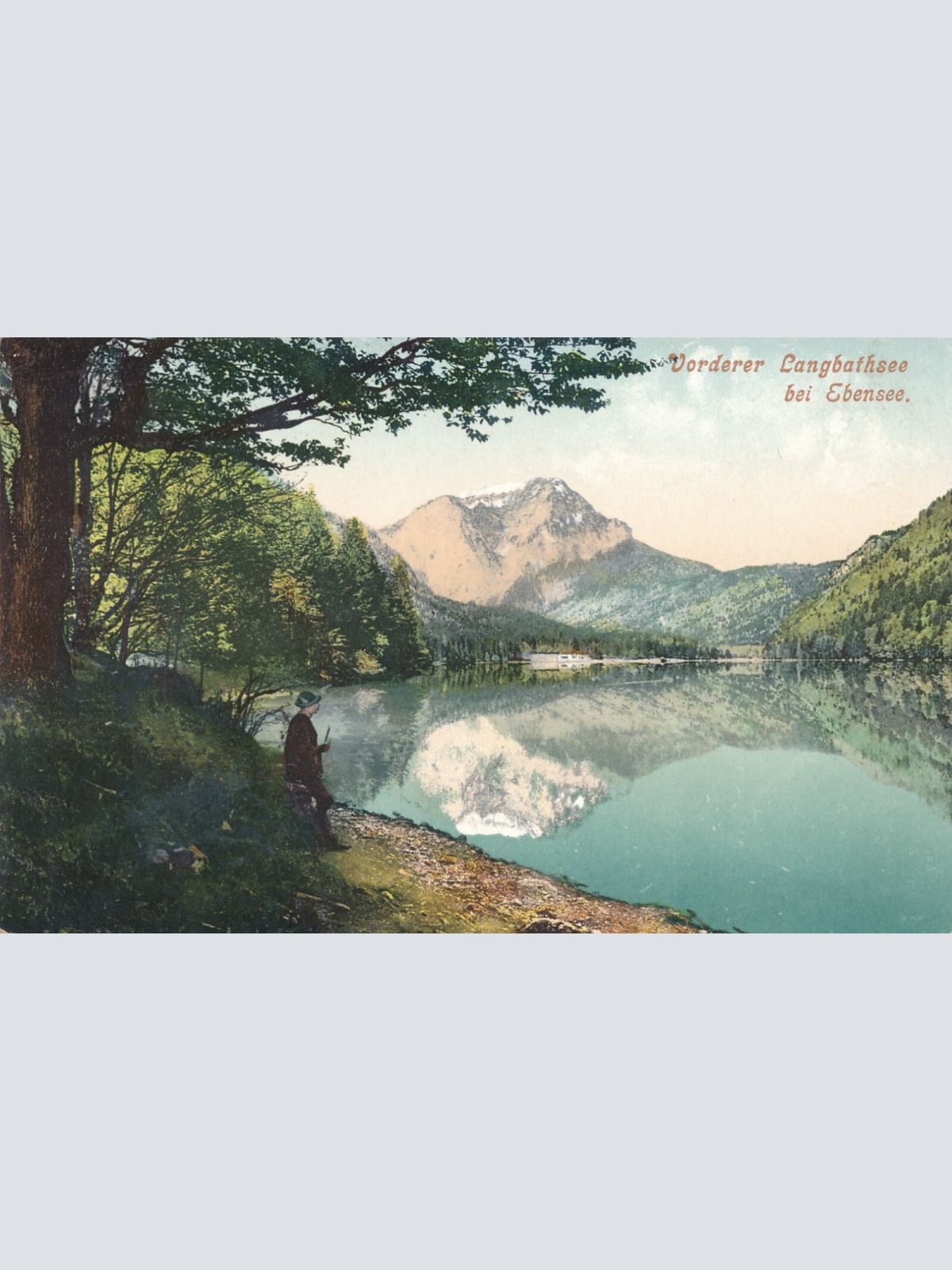 AK aus Ebensee Vorderer Langbathsee Oberösterreich Ansichtskarte (8513)