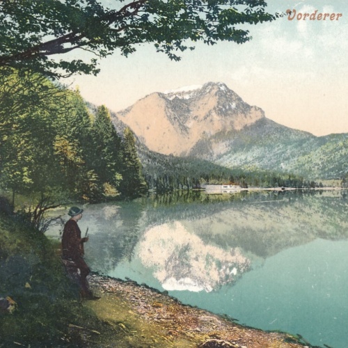 AK aus Ebensee Vorderer Langbathsee Oberösterreich Ansichtskarte (8513)